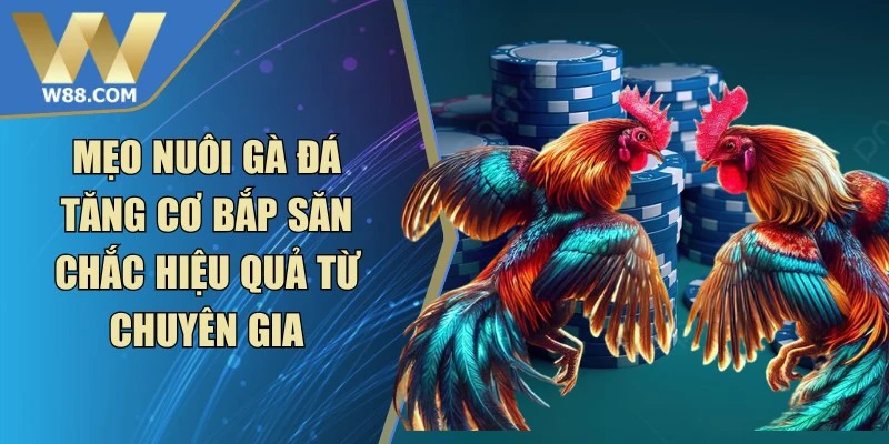 Mẹo Nuôi Gà Đá Tăng Cơ Bắp