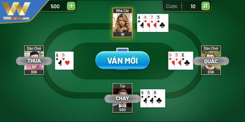 Quy trình diễn ra một ván chơi Xì Dách khá đơn giản và nhanh chóng